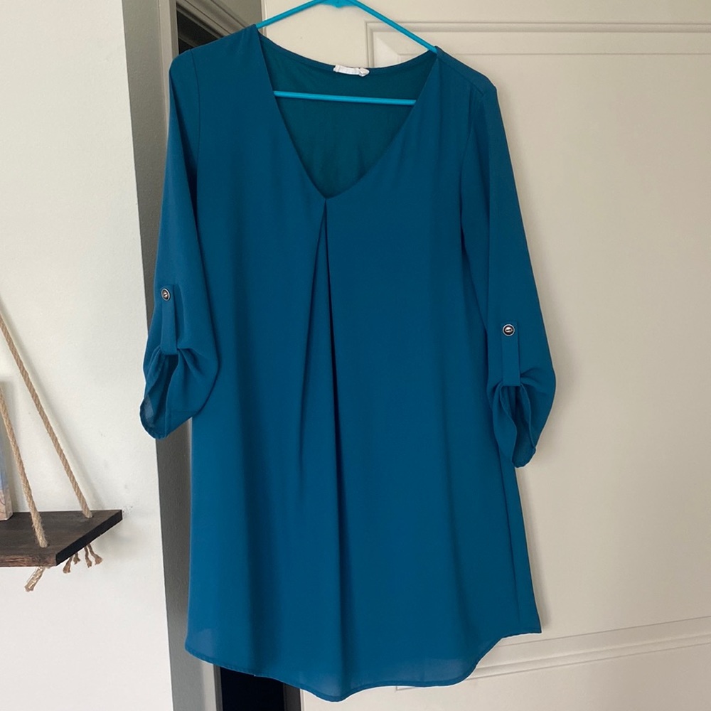 Quarter sleeve dress
